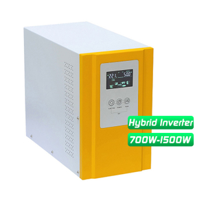 MPPT Hybrid Solar Inverter Charger 700W-1500W 12V / 24V / 48V نظام الطاقة الشمسية